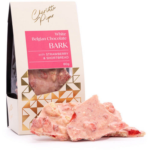 Charlotte Piper White Chocolate Strawberry & Shortbread 80g