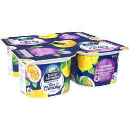 Dairy Farmers Yoghurt Mango & Passionfruit 4 pack
