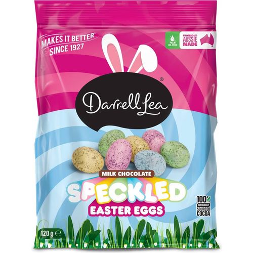 Darrell Lea Milk Chocolate Speckled Easter Eggs 120g
