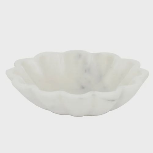 Flor Marble Bow l 20x20x5cm White