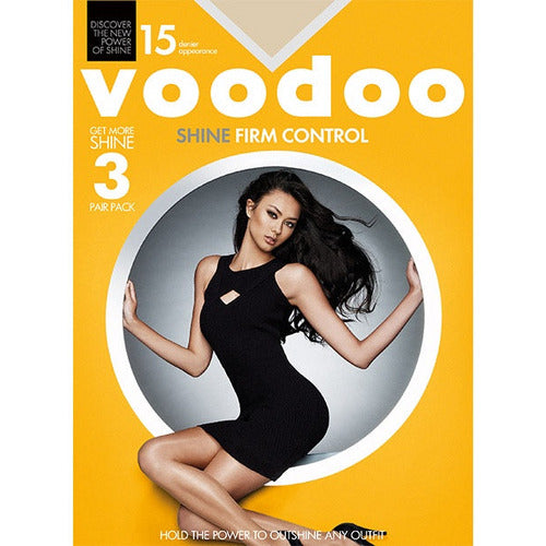 VOODOO Shine Firm Control 3 Pack - Black - XTall