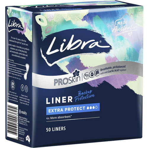 Libra Pro Skin Liners Extra Protect 50 Pack