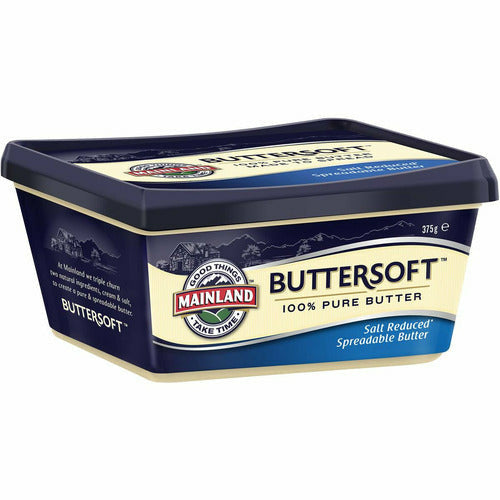 Mainland Buttersoft Pure Salt Reduced Butter 375g