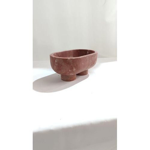 Muse Footed Oval Tray - Rosso Alicante