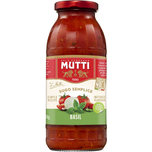 Mutti Tomato & Basil Sugo Pasta Sauce 400g