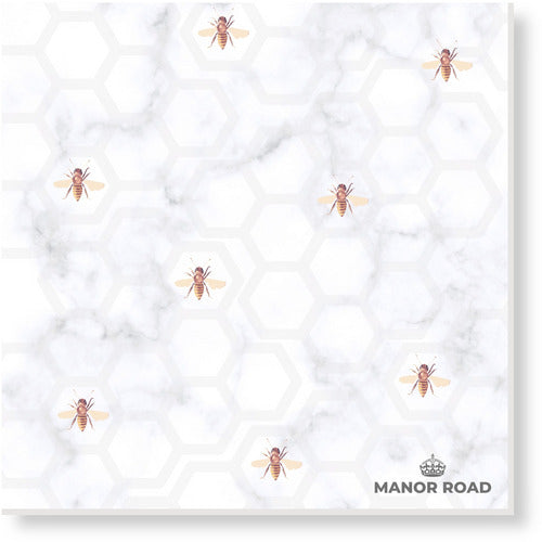 Manor Road Marbled Bee Napkins