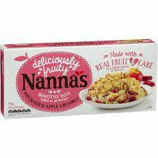 Nanna's Apple & Rhubarb Crumble 550g