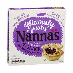 Nanna's snack Blackberry & Apple Pie x 4