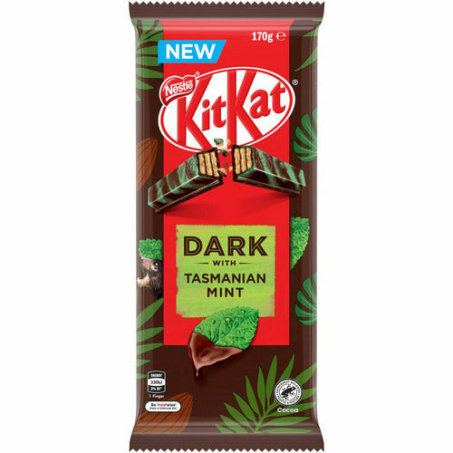 Nestle Kit Kat Dark With Tasmanian Mint Block 170g