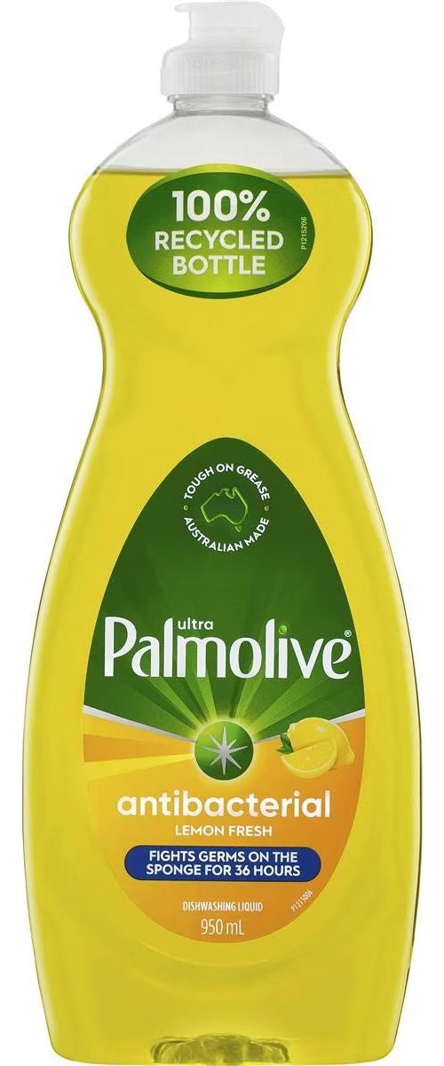 Palmolive Ultra Antibacterial Lemon Dishwashing Liquid  950ml