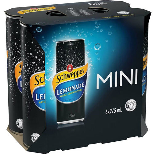 Schweppes Lemonade Mini Can 6 x 275ml