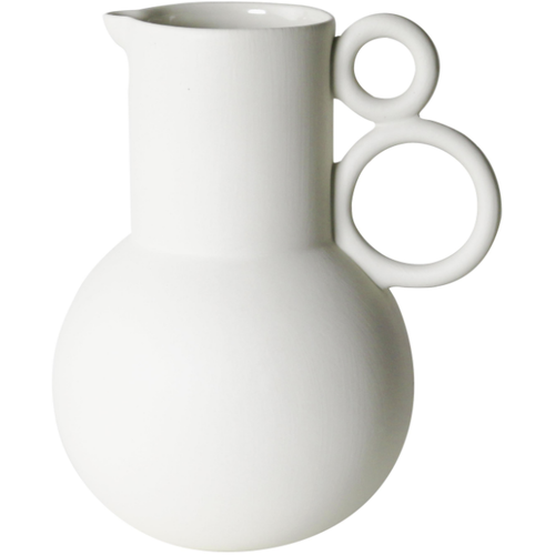Portrait Collection Large Circle 8 Jug - White