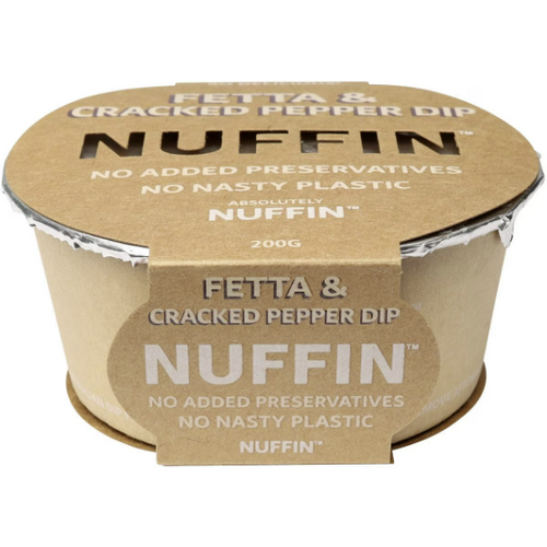 Nuffin Fetta & Cracked Pepper Dip 200g