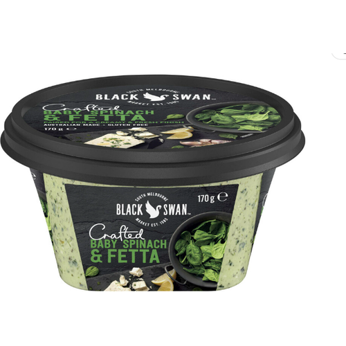 Black Swan Crafted Dip - Baby Spinach & Feta