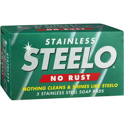 Steelo Stainless Steel Soap Pads 5 Pack
