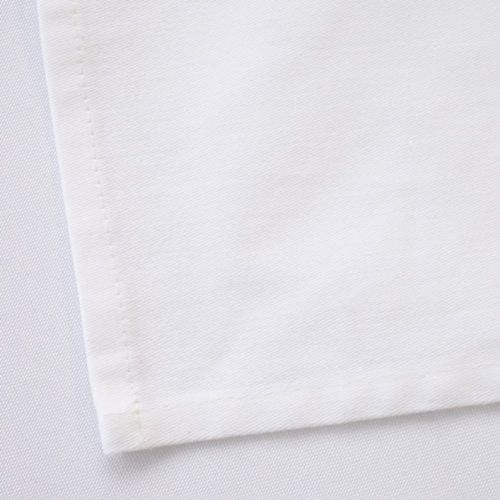 Taylor Linen White Linen Small Plain Coaster Napkin 16 x 16 cm