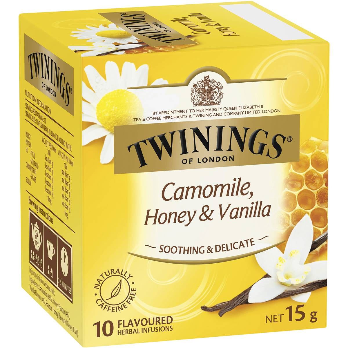Twinings Tea Bags 10 Pack - Camomile Honey & Vanilla