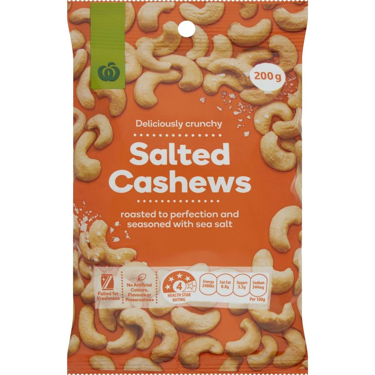 WW Salted Cashews 200g