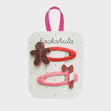 Rockahula Gingerbread & Candy Cane Clips