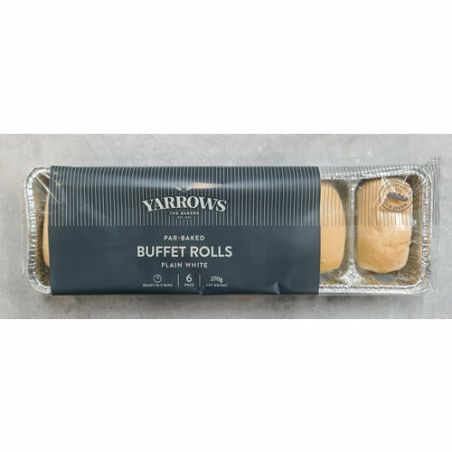 Yarrows par-baked Buffet Rolls 6 pack