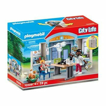 Playmobil City Life Vet Clinic Play Box