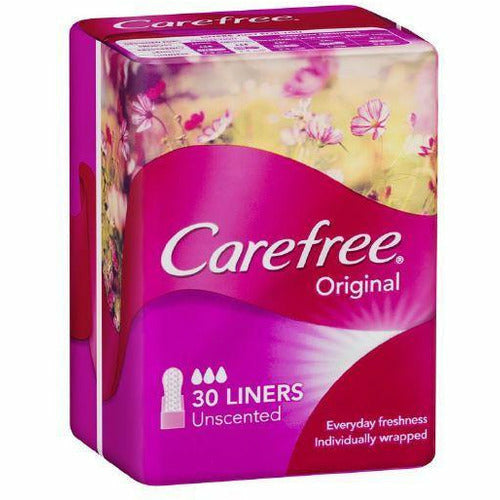CAREFREE Liners Folded & Wrapped 30