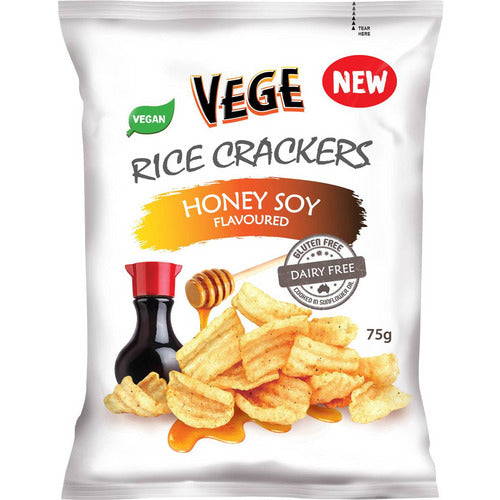 Ajitas Vege Chips Rice Crackers Honey Soy 75g