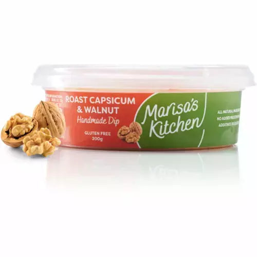 Marisa's Kitchen Roast Capsicum & Walnut Dip - 200g