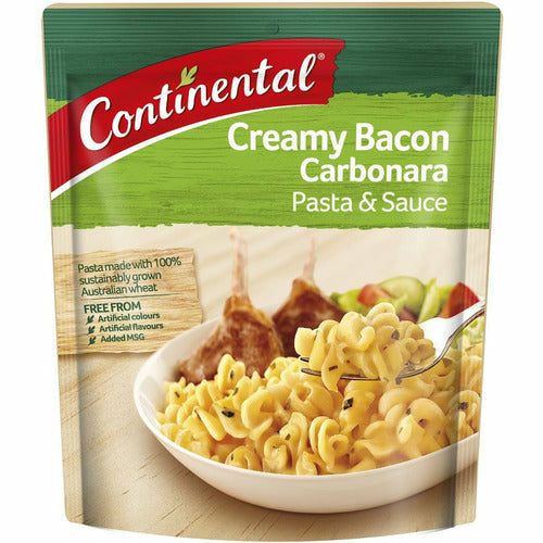 Continental Pasta & Sauce 85g - Creamy Bacon & Carbonara