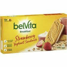 Belvita Strawberry Yoghurt Breakfast Biscuits 5pk 253g