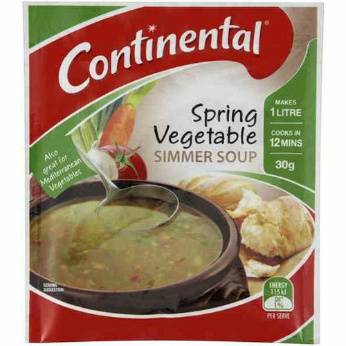 Continental Simmer Soup Spring Vegetable 30g