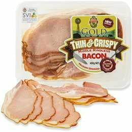 Bertocchi Thin & Crispy Bacon 400g