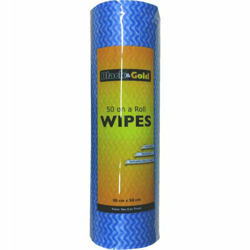 Black & Gold Household Wipes Roll 50