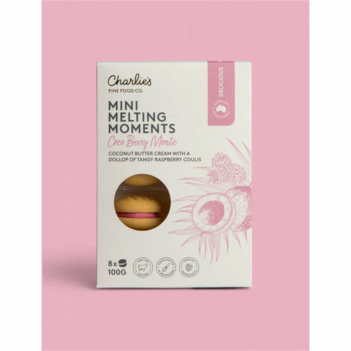 Charlies Melting Moments CocoBerry Monte 100g