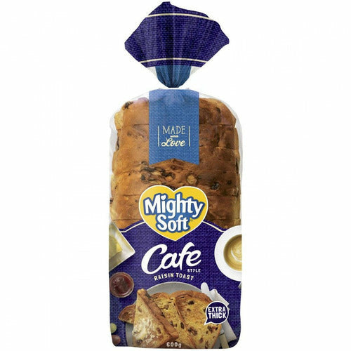 Mighty Soft Cafe Style Raisin Toast Loaf 600g