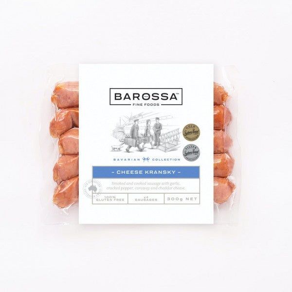 Barossa Fine Foods - Cheese Kransky 300g