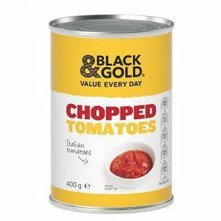 Black & Gold Chopped Diced Tomato 400g
