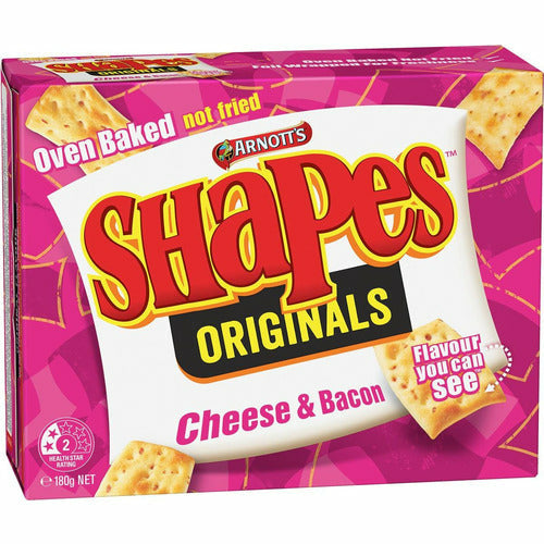 Shapes Biscuits - Cheese & Bacon