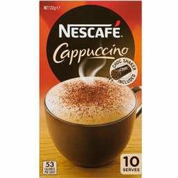 Nescafe Coffee Sachets Cappuccino 10 pk