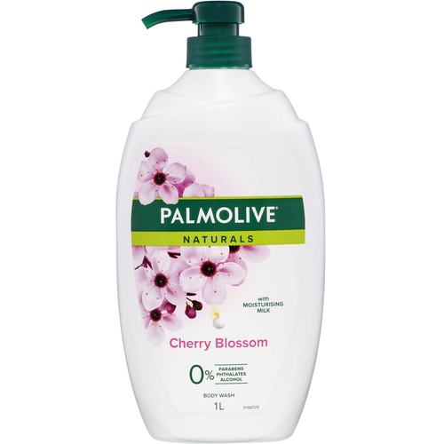 Palmolive Naturals Body Wash Cherry Blossom Shower Gel 1L