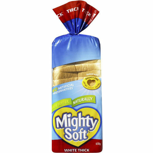 Mighty Soft Loaf White Thick 650g