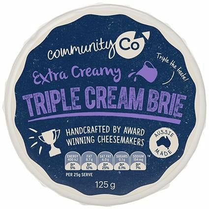 Community Co Triple Cream Brie 125g