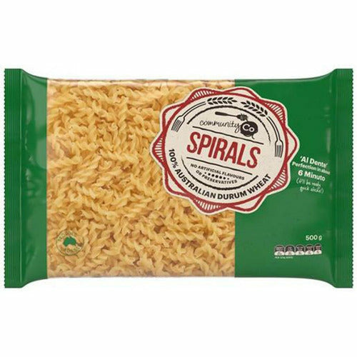 Community Co Pasta Spirals 500g