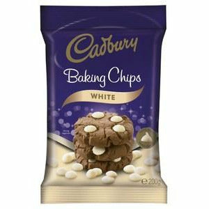 Cadbury Baking Chips 200g - White