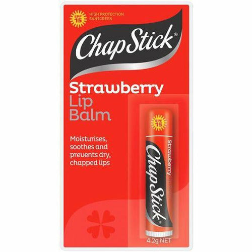 Chapstick Lip Care Strawberry Lip Balm Spf 15 4.2g