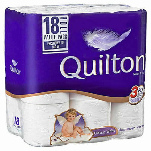 Quilton 3ply 18pk Toilet Paper