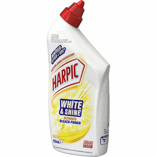 Harpic Citrus White & Shine Bleach Gel 450ml