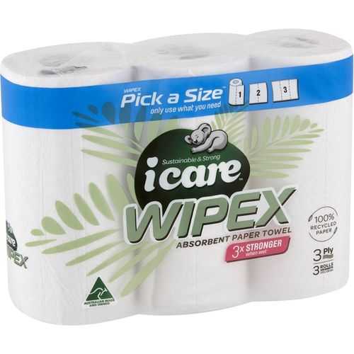 Icare Pick A Size Paper Towel 3 Pack