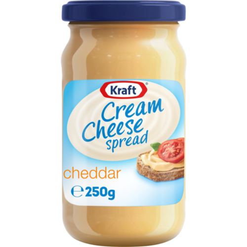 Kraft Cream Cheese Spread Cheddar 250g