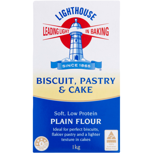 Lighthouse Biscuit Pastry & Cake Plain Flour 1kg